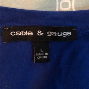 Cable and Guage T-shirt